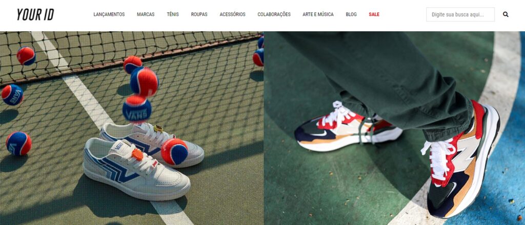 your id site confiável para comprar tênis originais masculino, feminino e infantil  